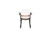 Miniature Fauteuil Stacks blanc 6