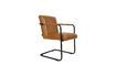 Miniature Fauteuil Stitched coloris cognac 14