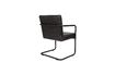 Miniature Fauteuil Stitched coloris noir 8