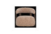 Miniature Fauteuil structure 3D tissu sable Foon 3