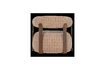 Miniature Fauteuil structure 3D tissu sable Foon 5