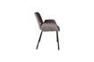 Miniatuur Fauteuil van stof donkergrijs Brit 11