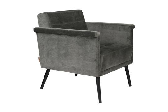 Fauteuil vintage Sir William gris Détouré