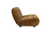 Miniature Fauteuil Wyatt en velours cognac 4