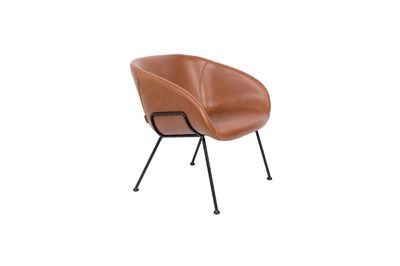 Festoon Lounge-Stuhl braun