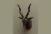 Miniature Figurine antilope en métal marron 1