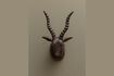 Miniature Figurine antilope en métal marron 2