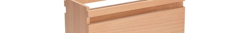 Materiali prima di tutto Fioriera in legno chiaro Forma