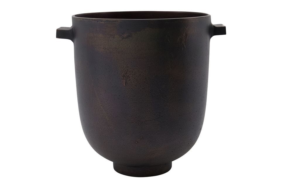 Fioriera in ottone marrone scuro Foem House Doctor