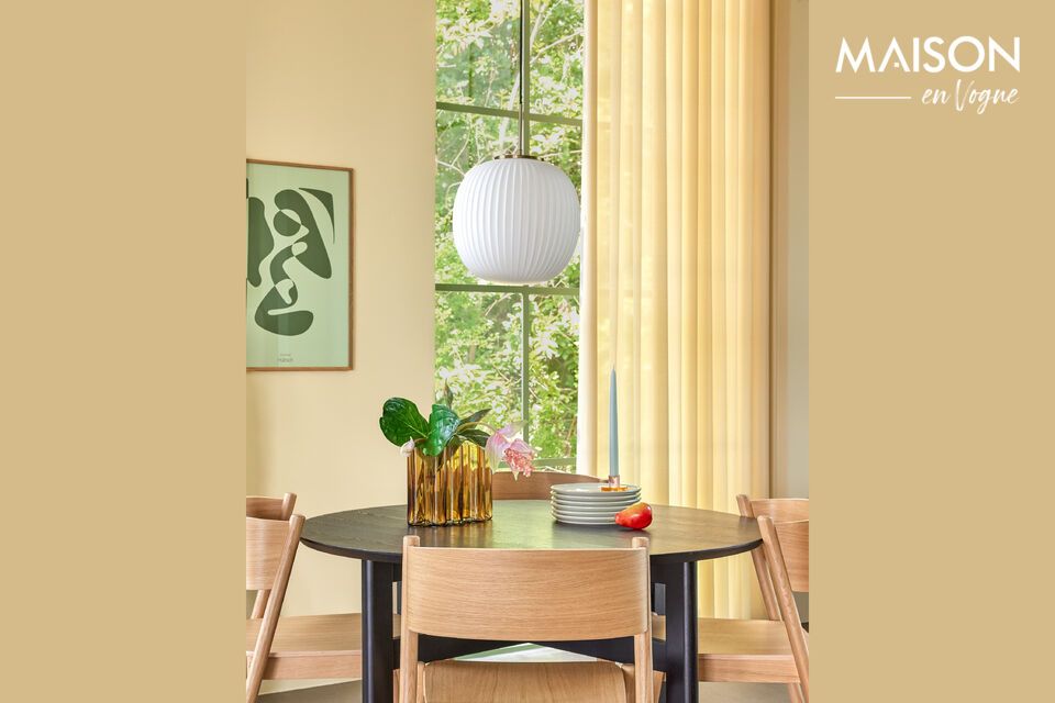 Fjord grote eettafel in zwart essenhout - 7