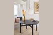 Miniature Fjord wide dining table in black ash wood 4