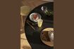 Miniature Fjord wide dining table in black ash wood 7