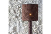 Miniature Floor Lamp 160 cm Wood MDF High Gloss Dark Brown Zivian 3