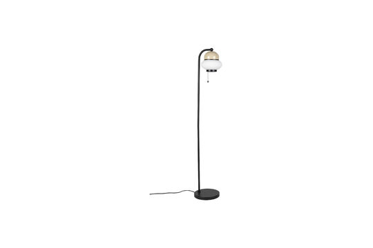 Floor lamp in beige metal Bumble Clipped