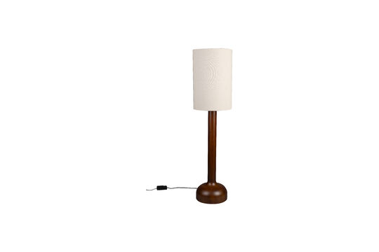 Floor lamp in beige rubber Jones Clipped