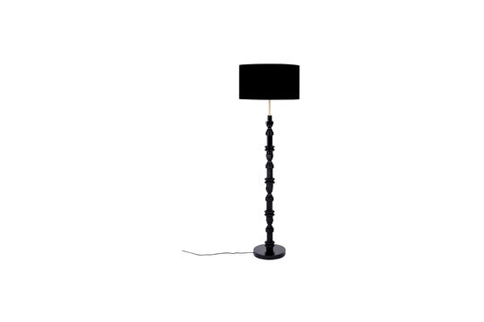 Floor lamp in black aluminium Totem Clipped