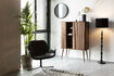 Miniature Floor lamp in black aluminium Totem 4