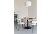 Miniature Floor lamp in white metal Martine 2