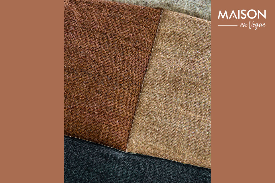 The soft cotton finish adds comfort and texture