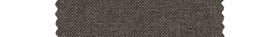 Material Details Freddie brown fabric right corner sofa