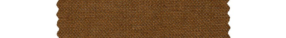 Material Details Freddie left corner sofa in bronze fabric