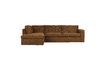 Miniature Freddie left corner sofa in bronze fabric 1