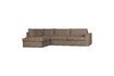 Miniature Freddie left corner sofa in light brown fabric 3