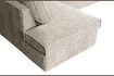 Miniature Freddie off-white fabric left corner sofa 7