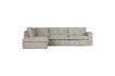 Miniature Freddie off-white fabric left corner sofa 1