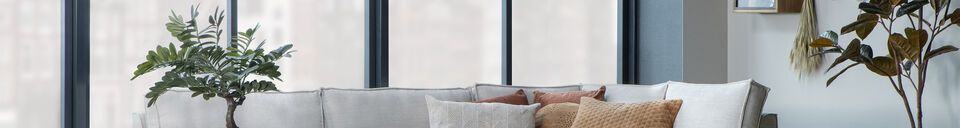 Material Details Freddie off-white fabric right corner sofa