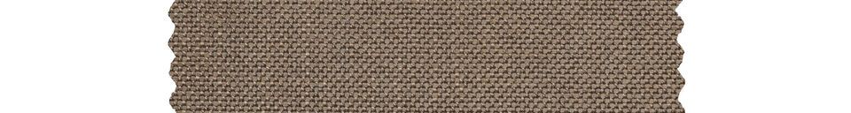 Material Details Freddie right corner sofa in light brown fabric