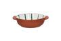 Miniatura Fuente de horno de porcelana Mykonos Clipped