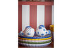 Miniature Fugu Salt & Pepper Shaker Set, Blue, Stoneware 3