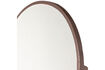 Miniature Full-length mirror 175x60 cm high gloss brown MDF Solari 5