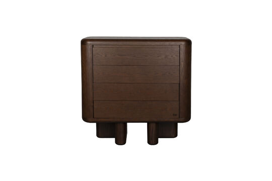 Gabinete de chapa de fresno marrón Herman Clipped
