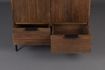 Miniatura Gabinete de madera marrón Saroo 7