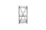Miniature Gany black metal shelf Clipped
