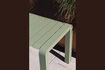Miniature Garden bench 175 cm in green aluminium Vondel 4