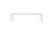 Miniature Garden bench 175 cm in white aluminium Vondel 5