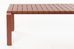 Miniature Garden bench 175x45 cm in red aluminum Vondel 3