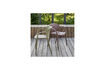 Miniature Garden chair plastic green Bent 3