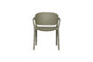 Miniature Garden chair plastic green Bent 5