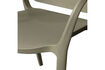 Miniature Garden chair plastic green Bent 8