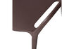 Miniature Garden Chair Plastic Purple/Brown Bent 9