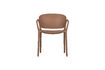 Miniature Garden chair plastic salmon pink Bent 4