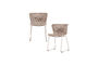 Miniature Garden Chair (Set of 2) Wicker Sand Wings Clipped