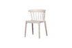 Miniature Garden chair with bars organic fiber off white melange Bliss 1