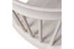 Miniature Garden chair with bars organic fiber off white melange Bliss 8