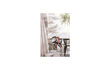 Miniature Garden chair with bars plastic black Bliss 3