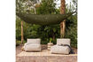 Miniature Garden Lounge Chair 80x95 cm Olefin Sand Velora 2